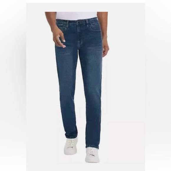 Kenneth Cole men’s Jean straight fit stretch fabric classic 5 pocket 30x34. NWT - Picture 1 of 12